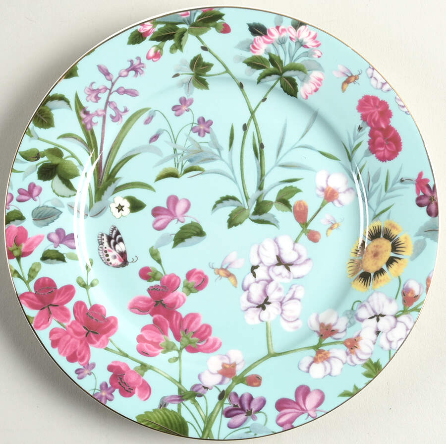 Floral Tiara Salad Plate by Grace's Teaware-1