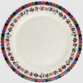 Chance Folle Dinner Plate by Faiencerie De Gien-1