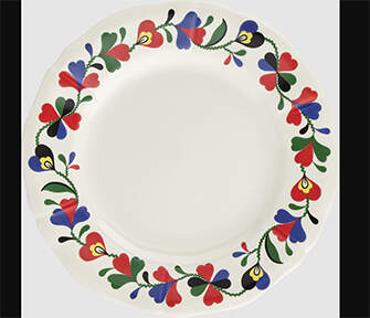 Chance Folle Canape Plate by Faiencerie De Gien-1