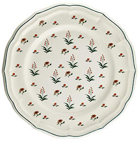 Herbier du Paradis Dinner Plate by Faiencerie De Gien-1
