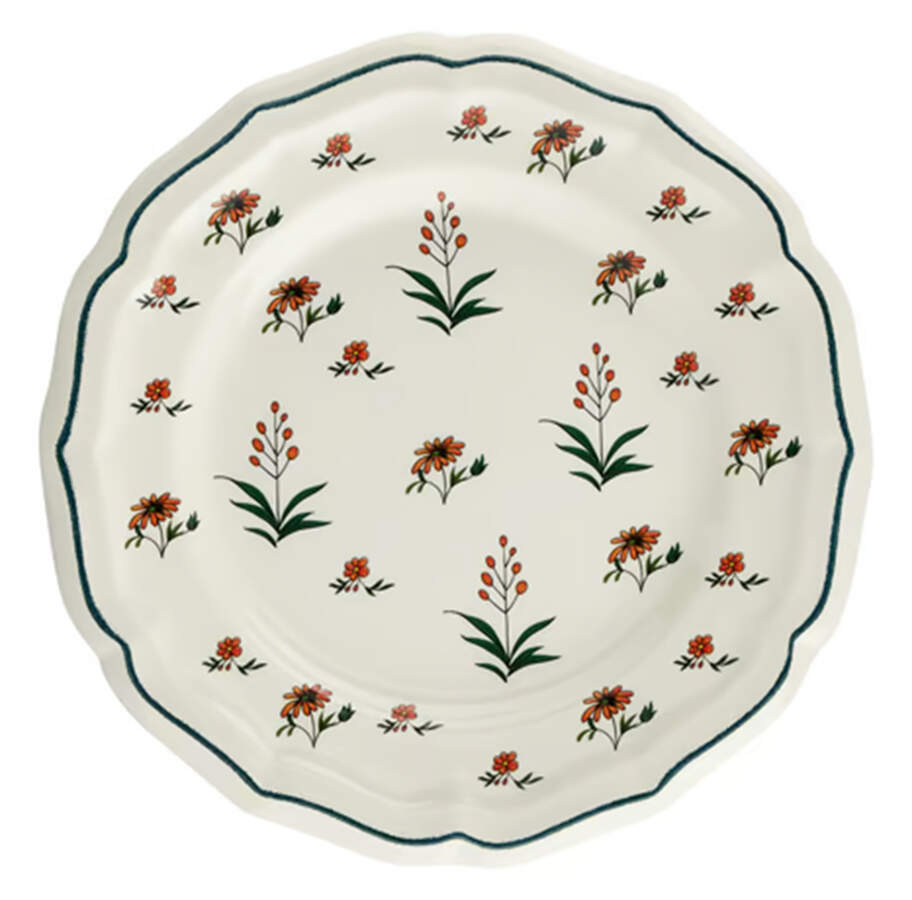 Herbier du Paradis Canape Plate by Faiencerie De Gien-1
