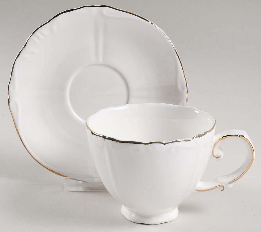 Rococo Footed Cup & Saucer Set by Grace's Teaware-1
