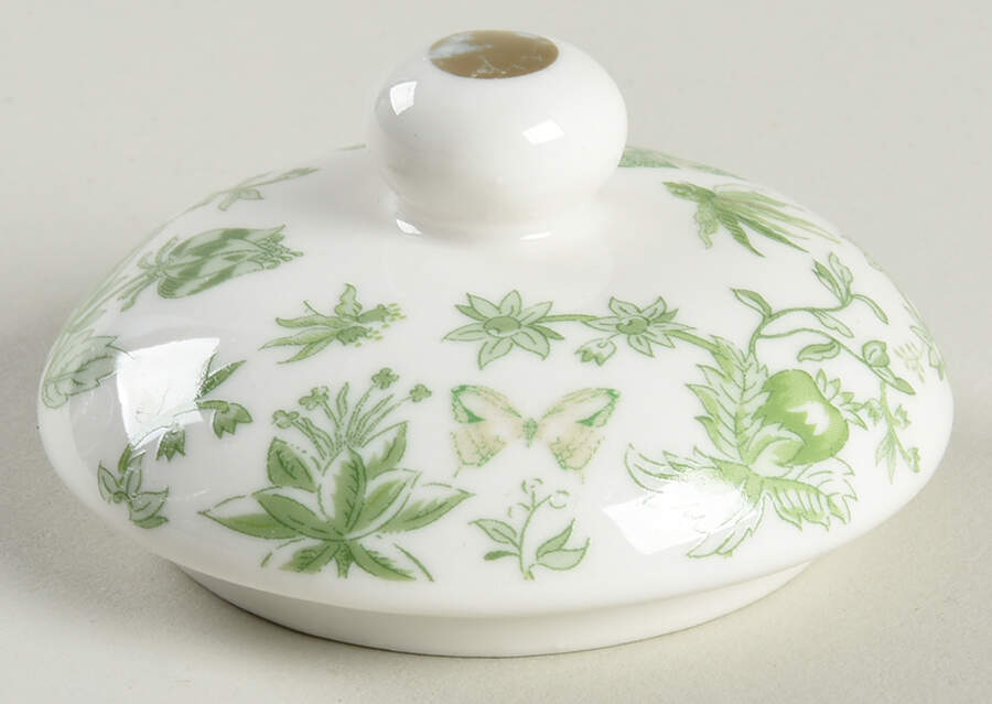Greeny Garden Lid for Sugar Bowl by Grace's Teaware-1
