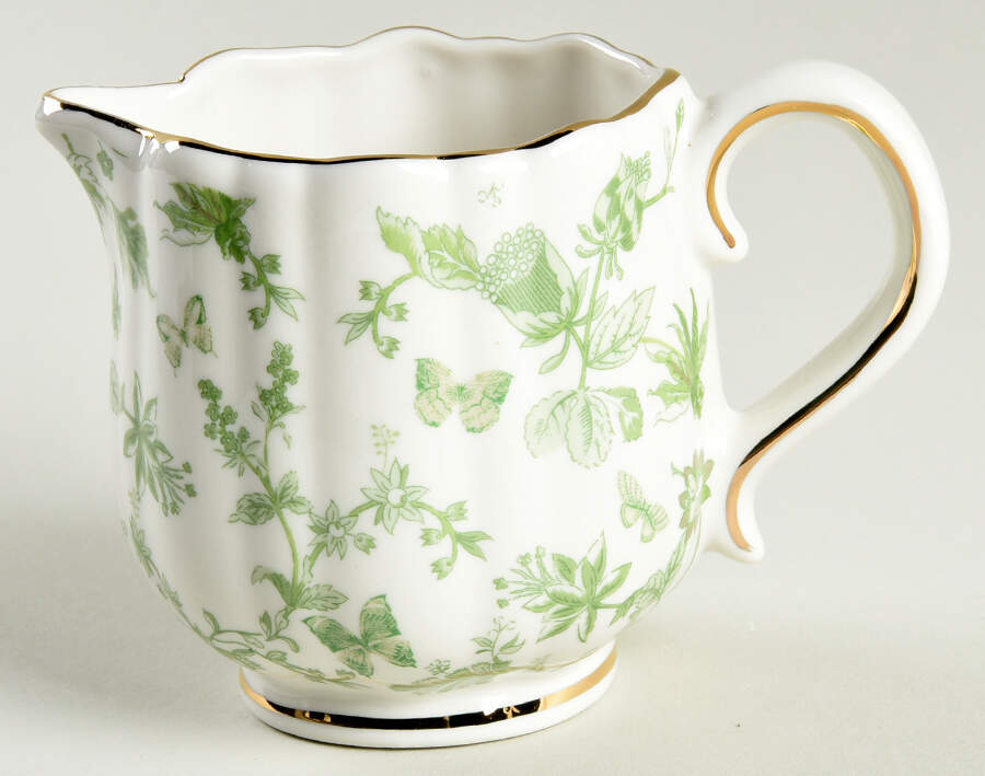 Greeny Garden Creamer by Grace's Teaware-1
