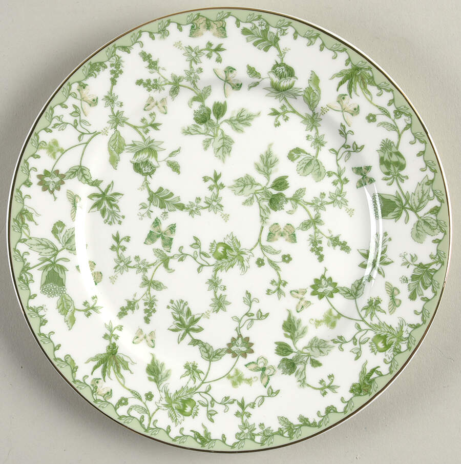 Greeny Garden Salad Plate by Grace's Teaware-1