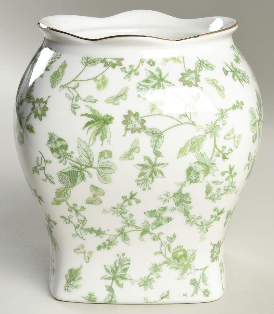 Greeny Garden Large Canister No Lid by Grace's Teaware-1