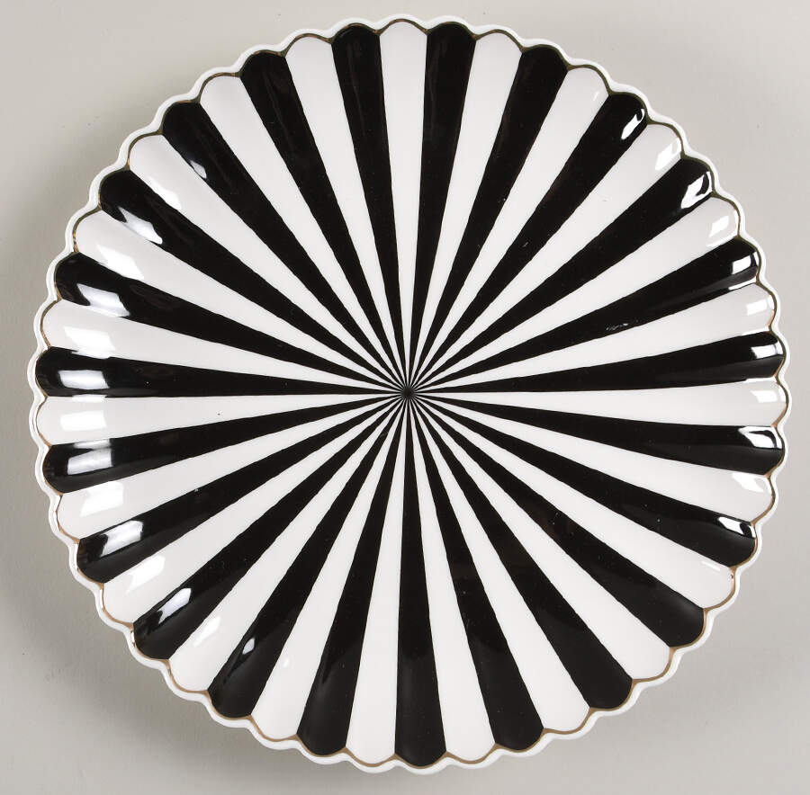 Beetle Stripe Dinner Plate by Grace's Teaware-1