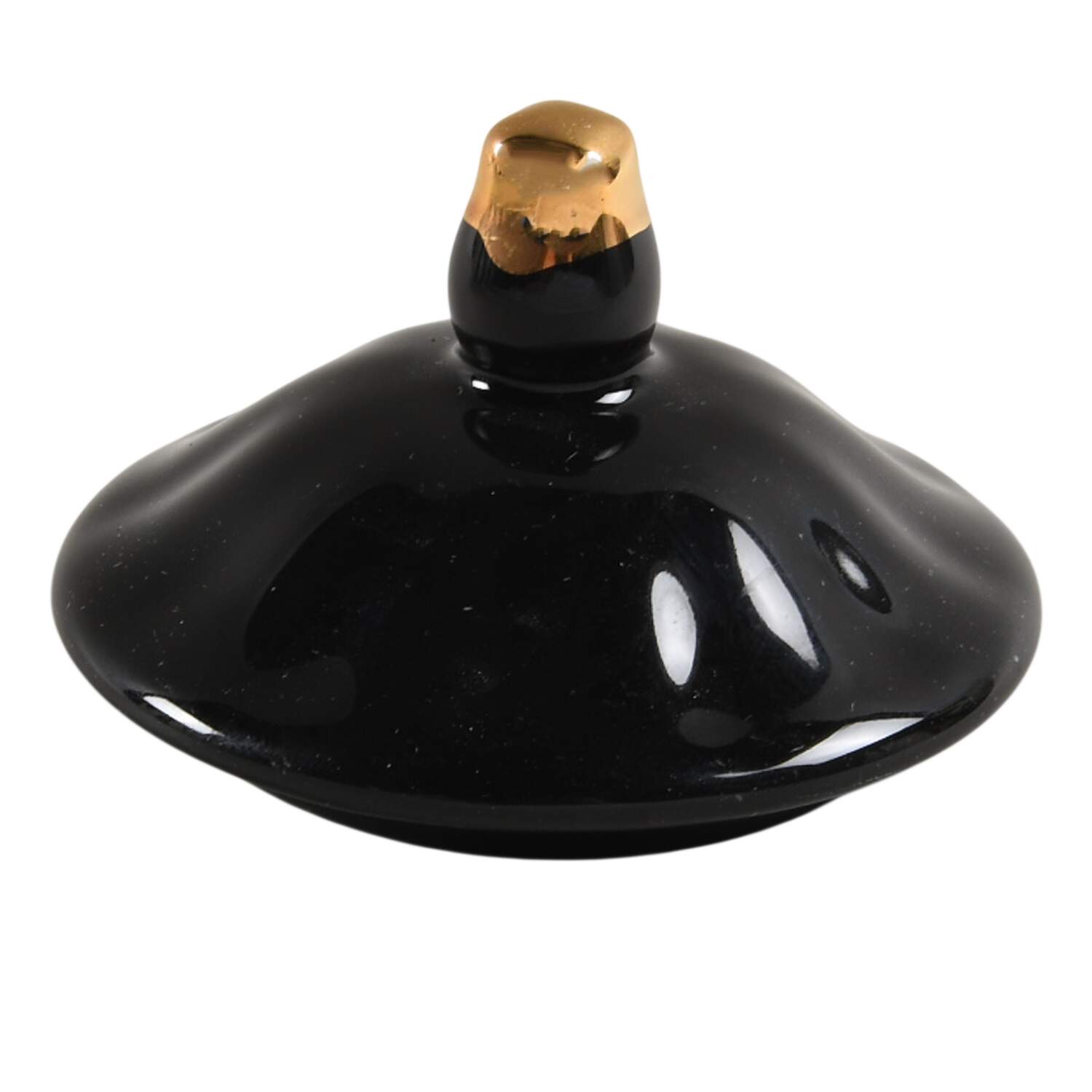 Beetle Stripe Lid for Sugar Bowl by Grace's Teaware-1