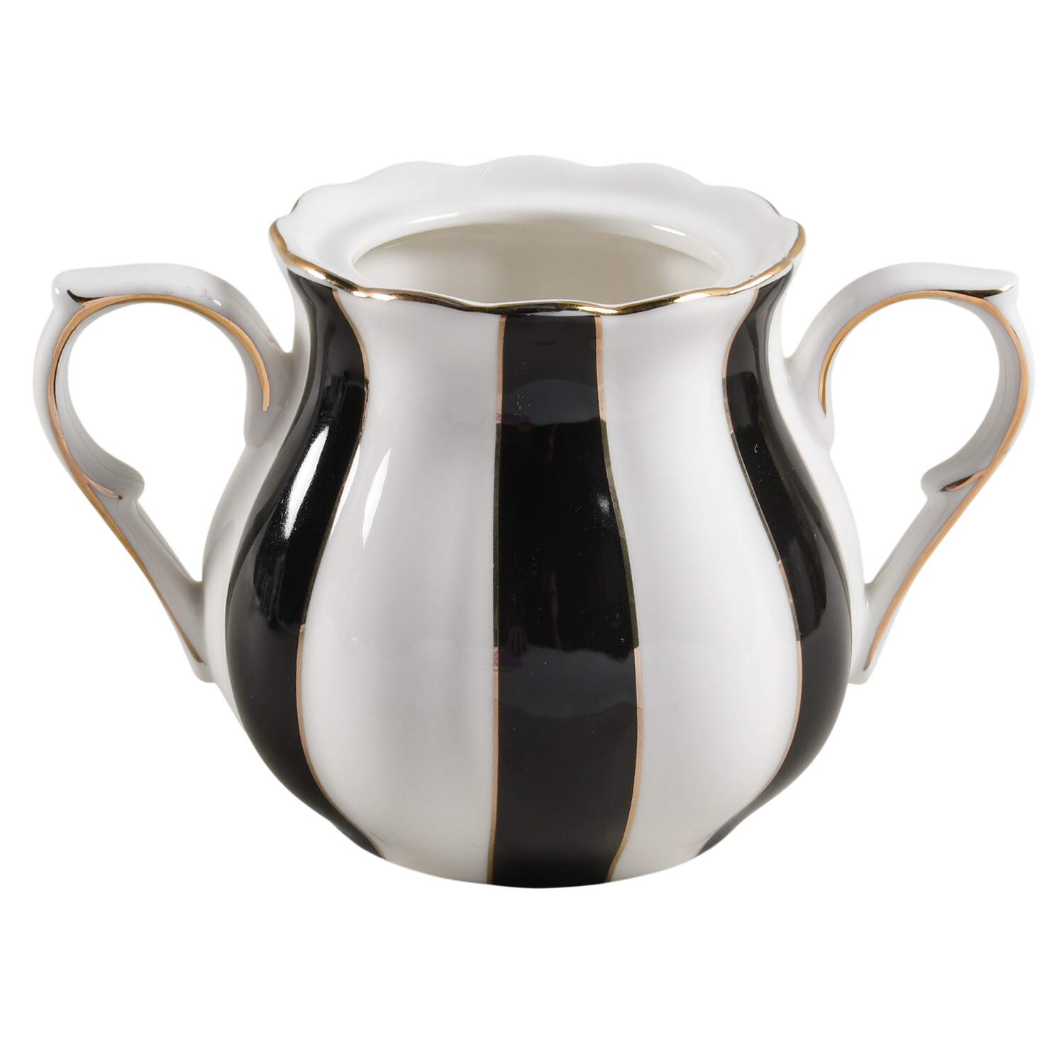 Beetle Stripe Sugar Bowl No Lid by Grace's Teaware-1