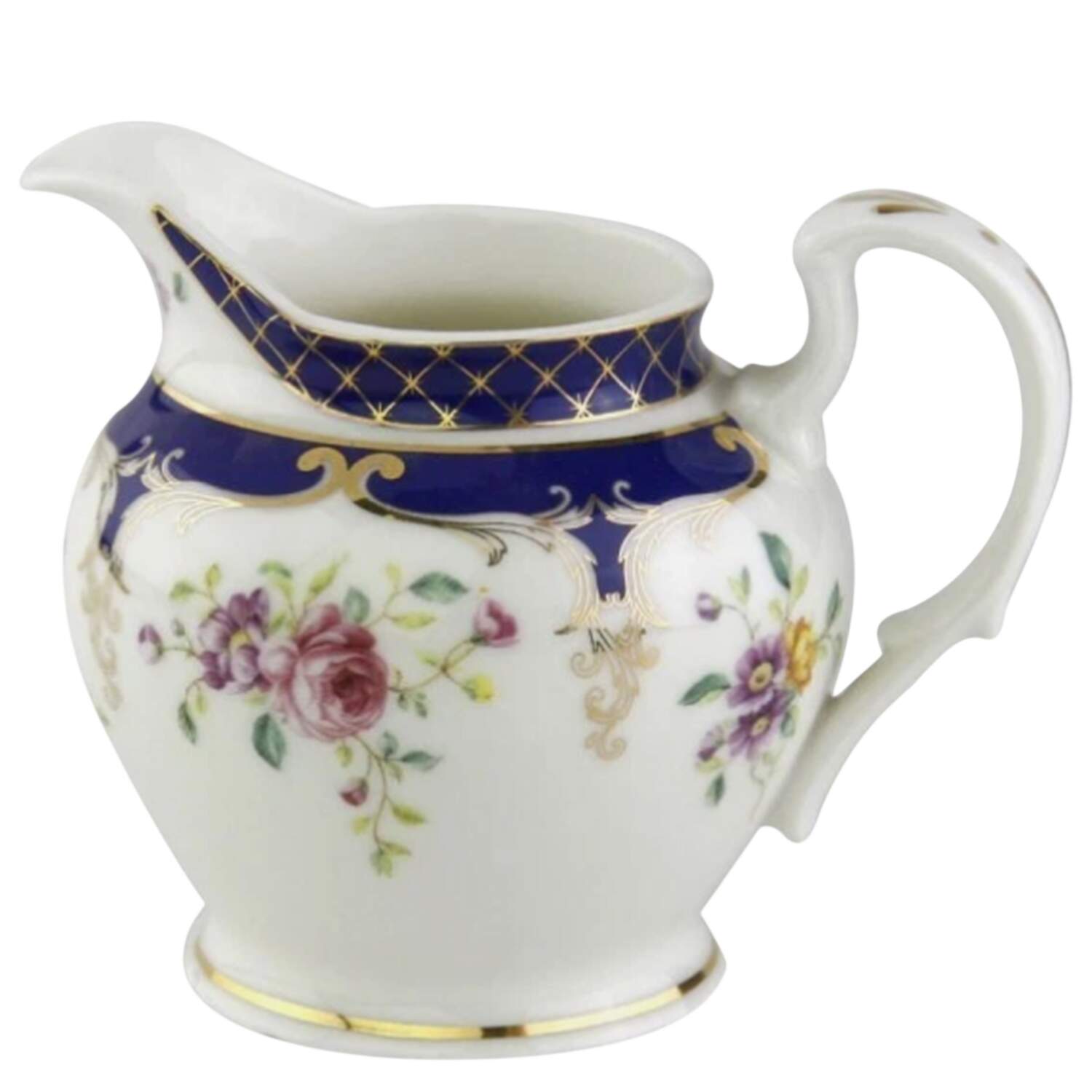 Navy Rose Creamer by Grace's Teaware-1