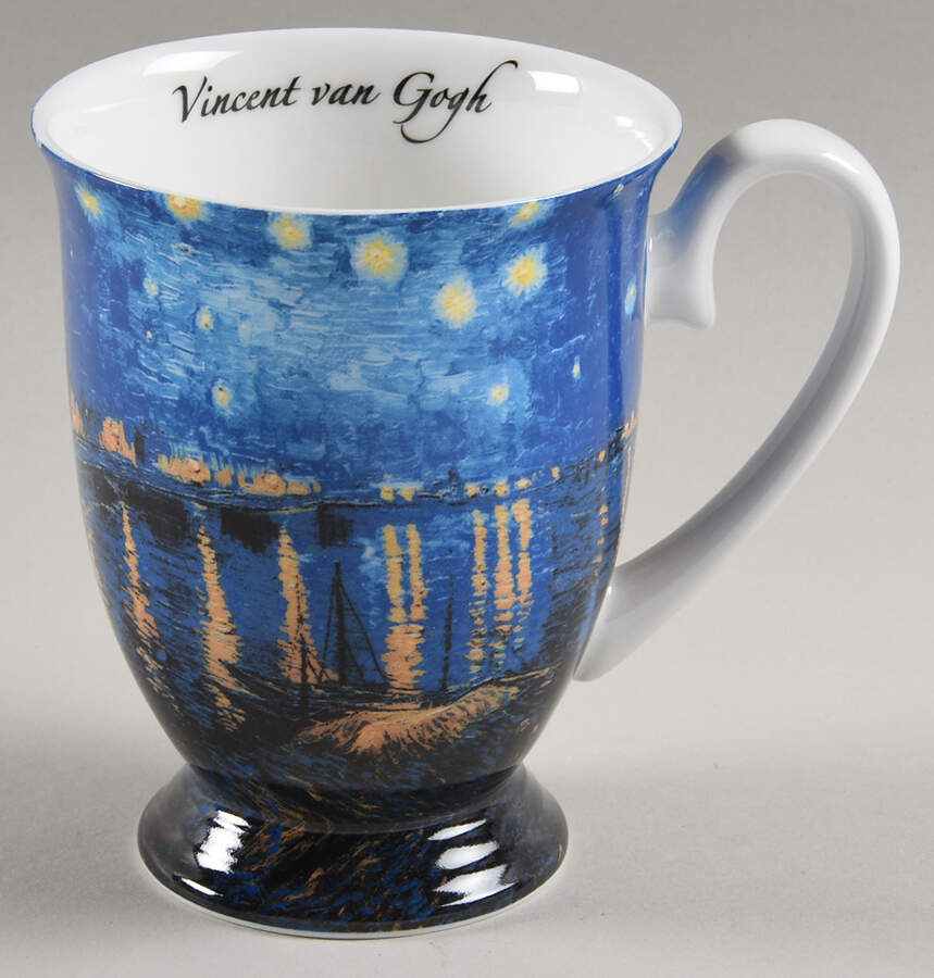 Masters Van Gogh Footed Mug by Gracie Bone China-1