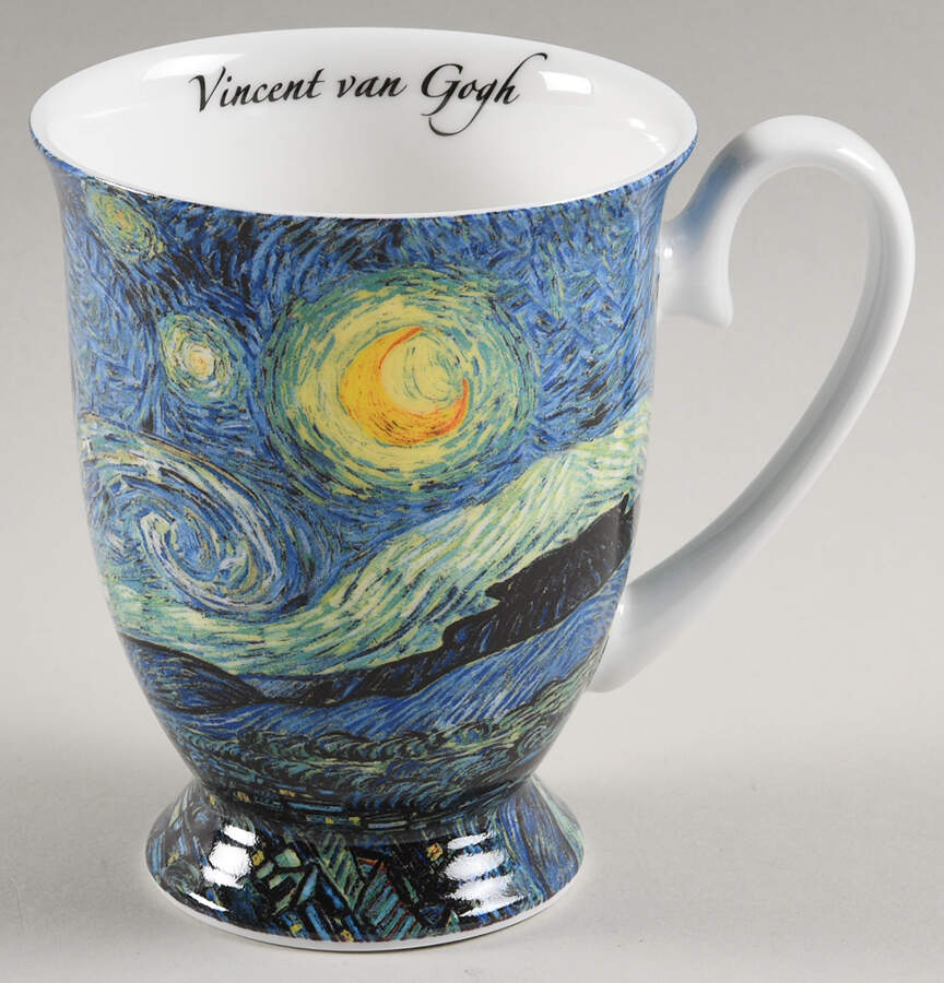 Masters Van Gogh Footed Mug by Gracie Bone China-1