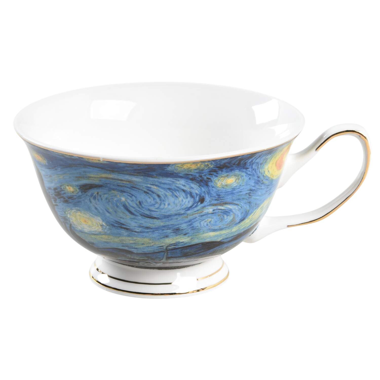 Masters Van Gogh Footed Cup by Gracie Bone China-1