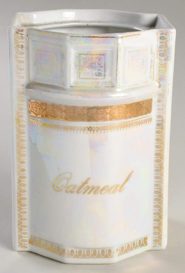 GMY386 Oatmeal Canister No Lid by Germany-1