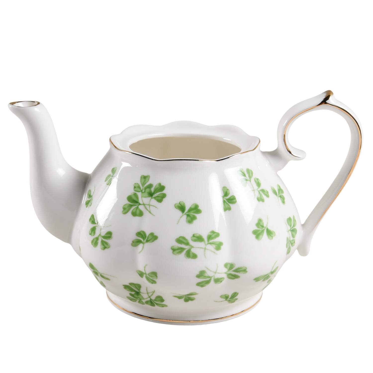 Shamrock Teapot No Lid by Grace's Teaware-1