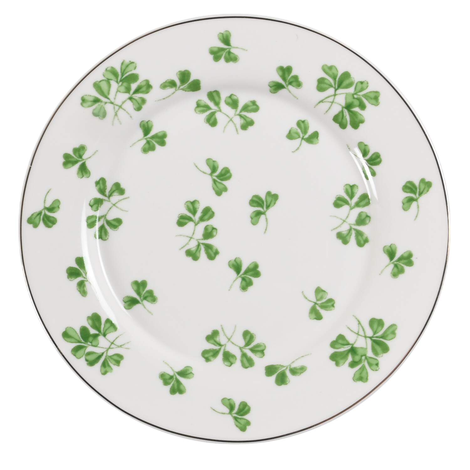 Shamrock Salad Plate by Grace's Teaware-1