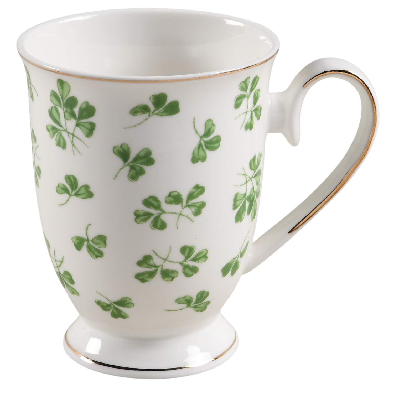 Shamrock Footed Mug by Grace's Teaware-1