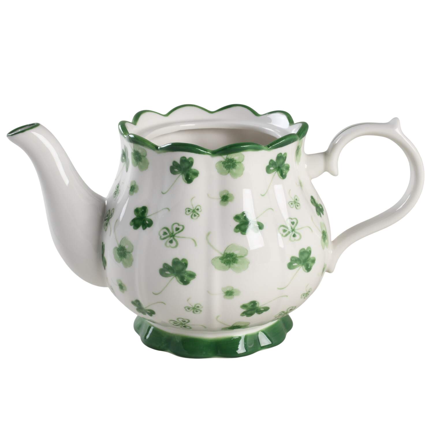 Clover Garden Teapot No Lid by Grace's Teaware-1