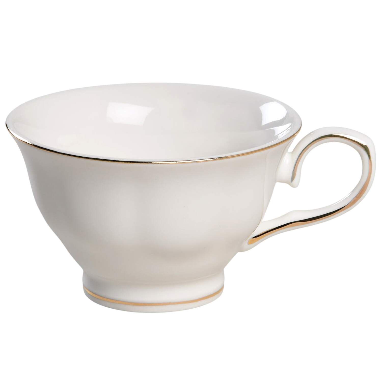 White Gold Vintage Footed Cup by Grace's Teaware-1