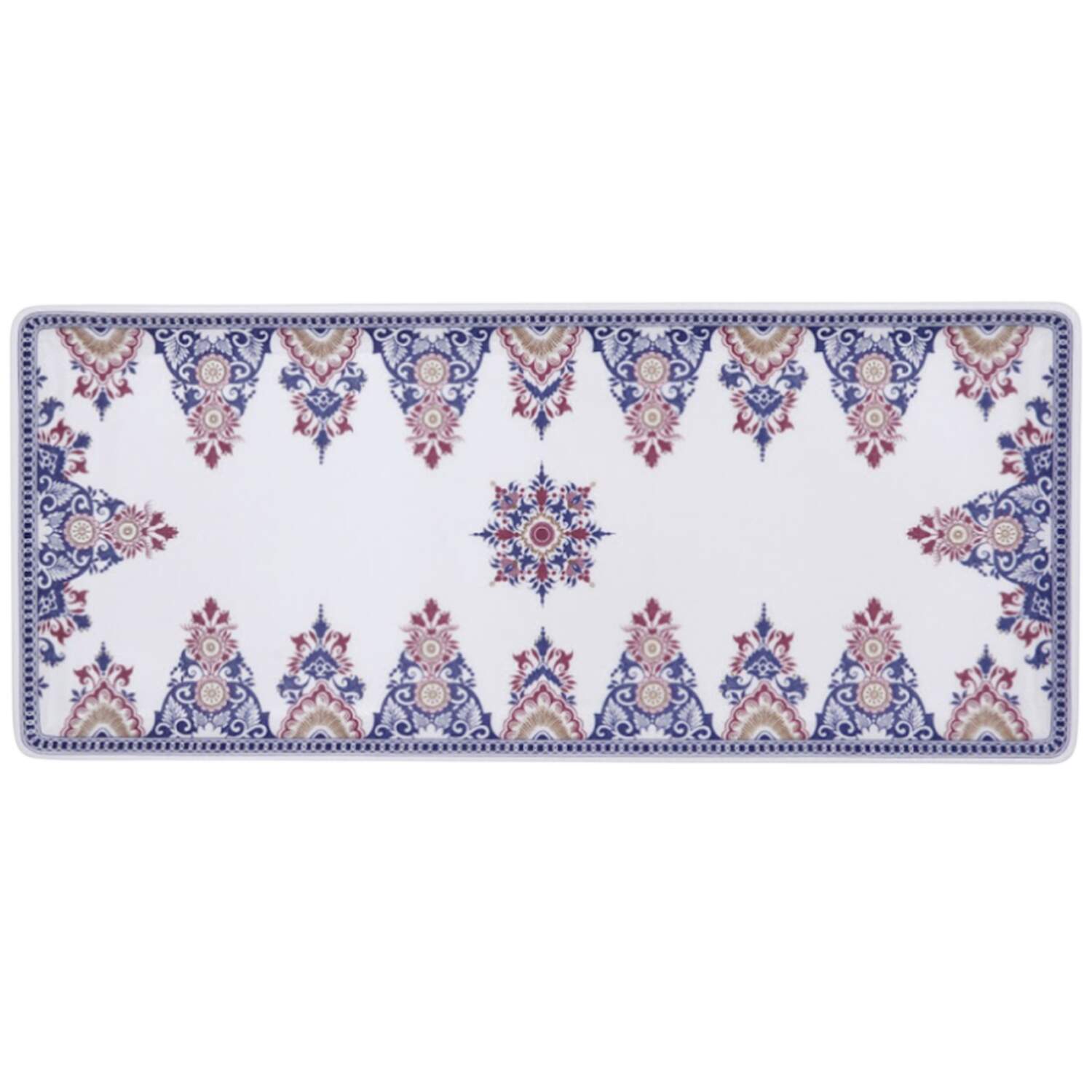 Rouen Or 14" Rectangular Tray by Faiencerie De Gien-1