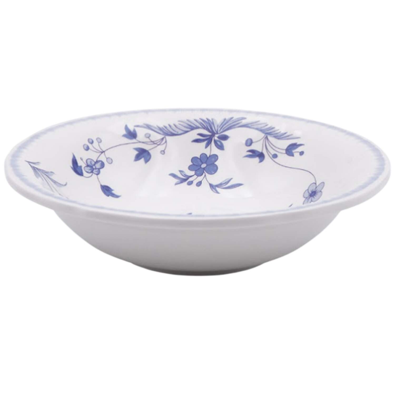 Paradis Bleu Coupe Cereal Bowl by Faiencerie De Gien-1