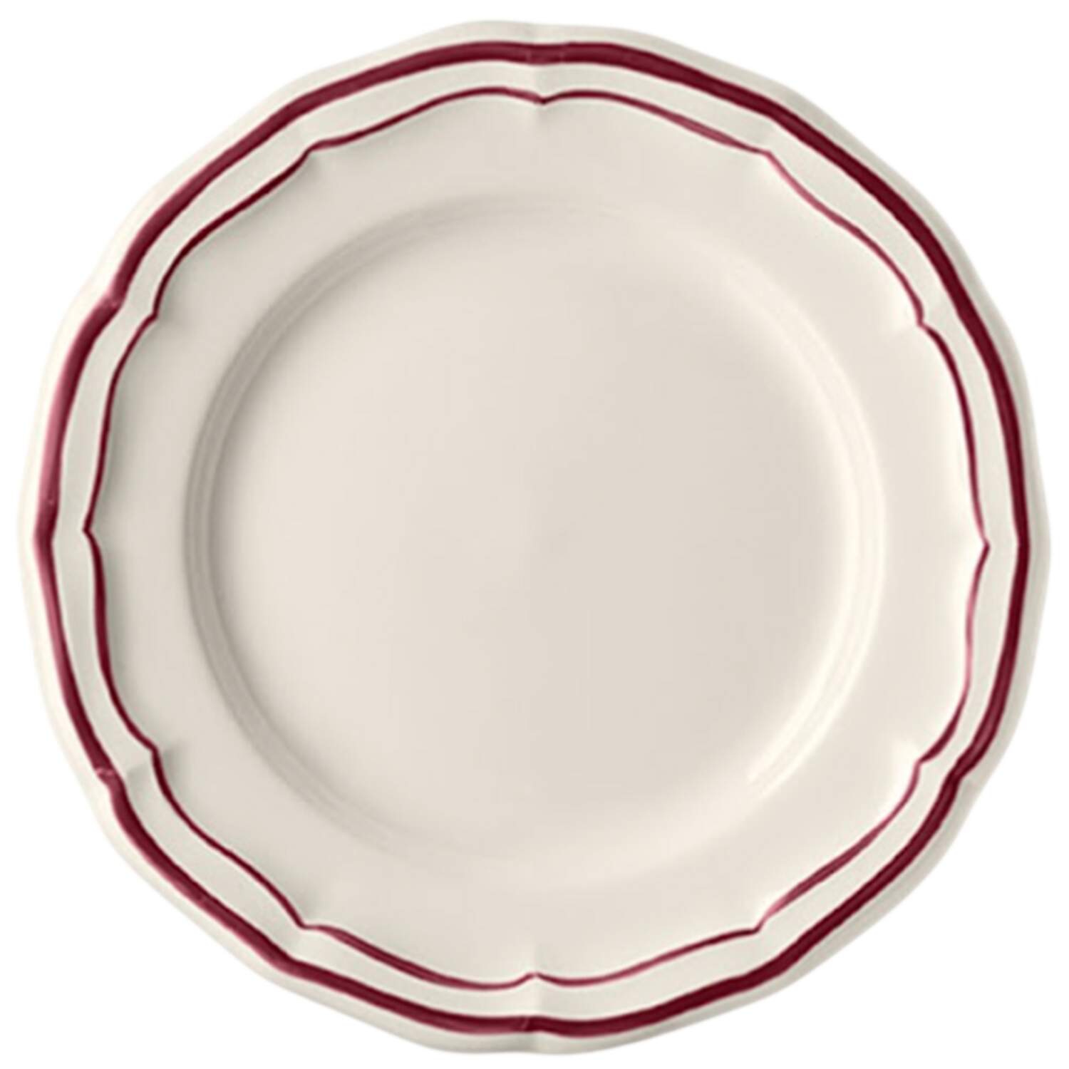 Filets Bordeaux (Burgundy) Coaster by Faiencerie De Gien-1