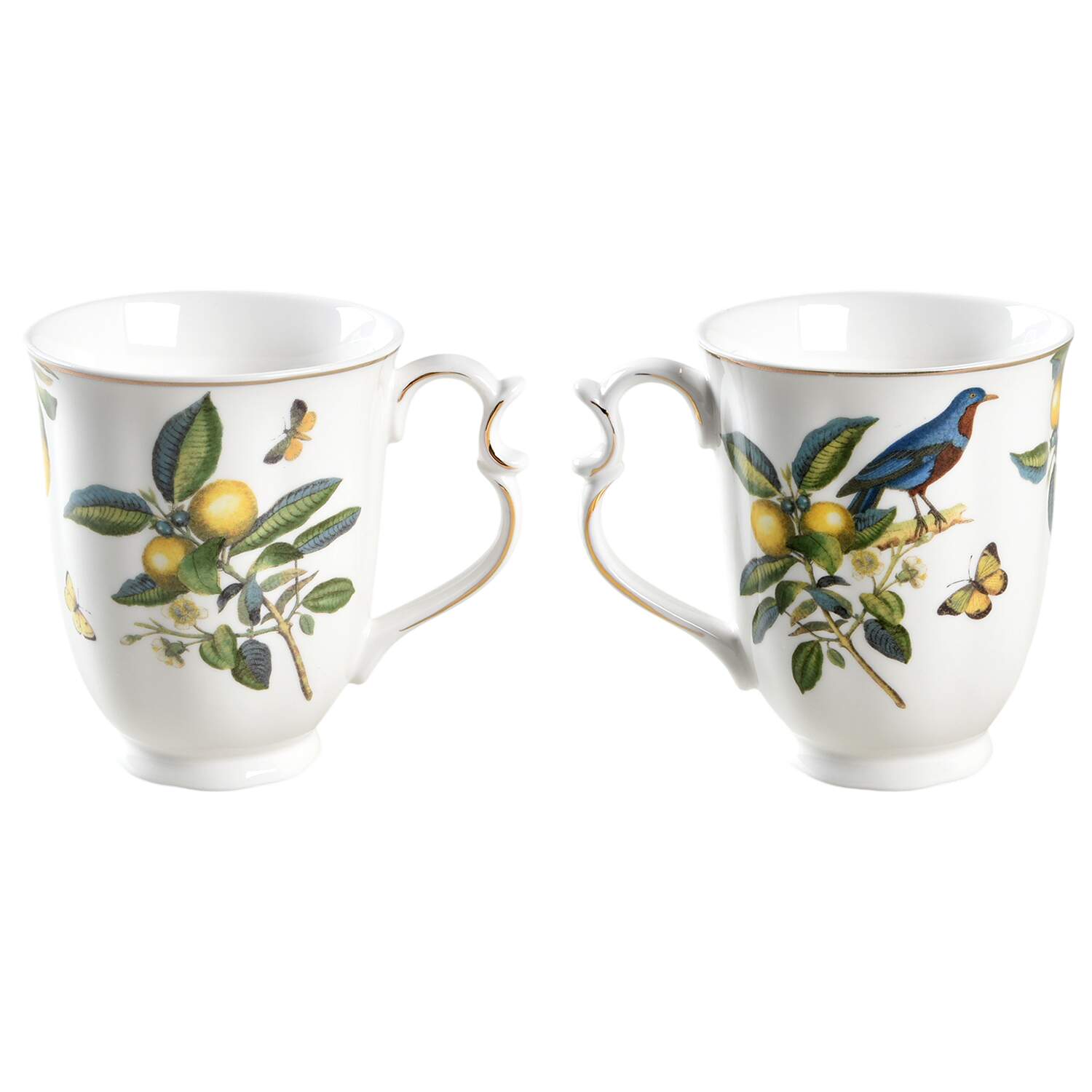 Bluebird Postcard Lemon Mug by Grace's Teaware-1