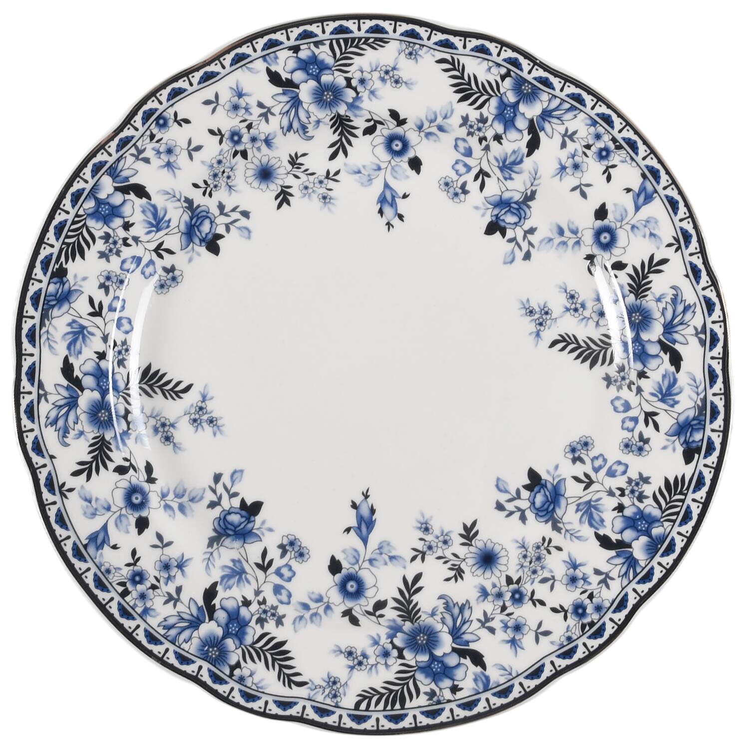 Blue Camillia Salad Plate by Grace's Teaware-1