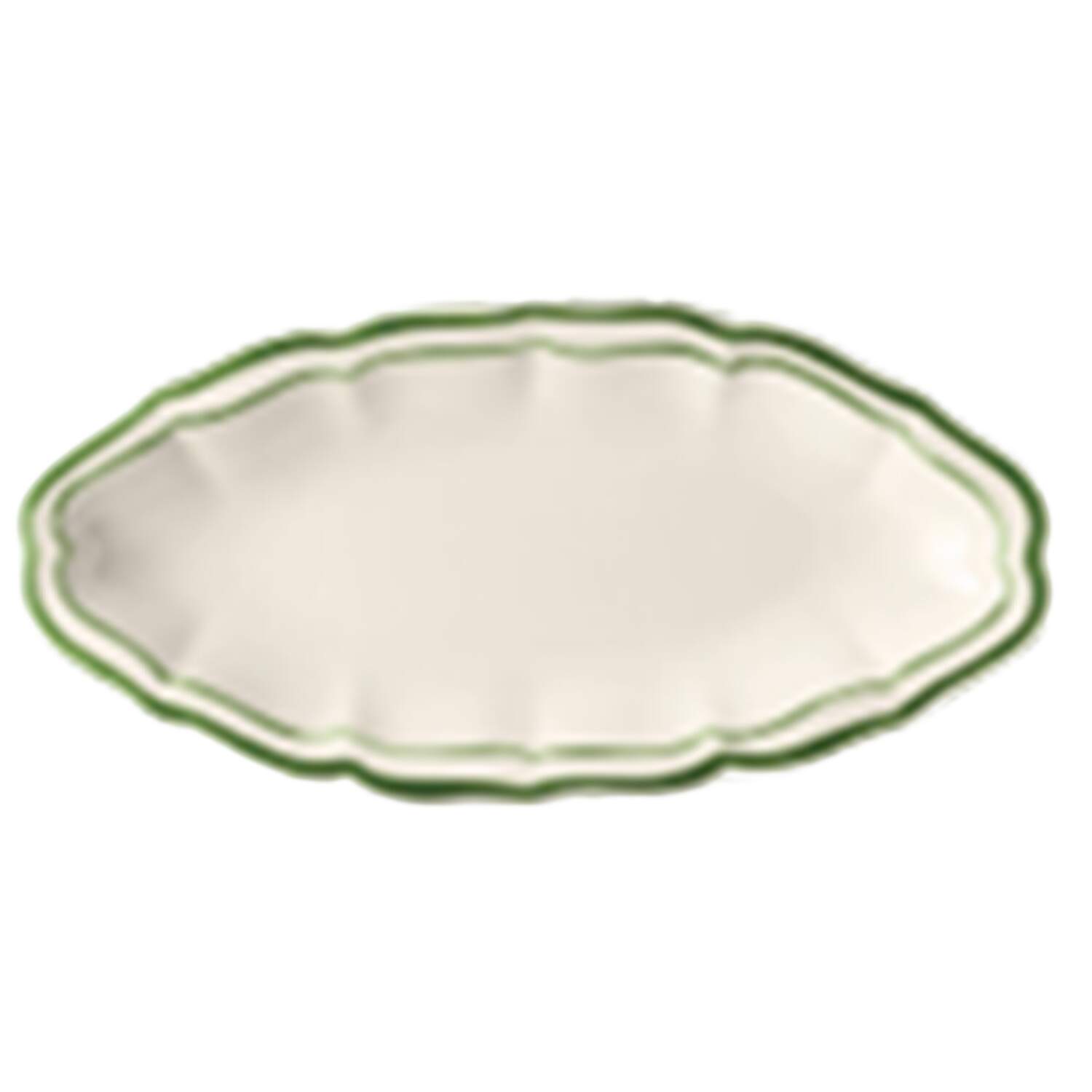Filet Fougere (Fern Green) Relish by Faiencerie De Gien-1