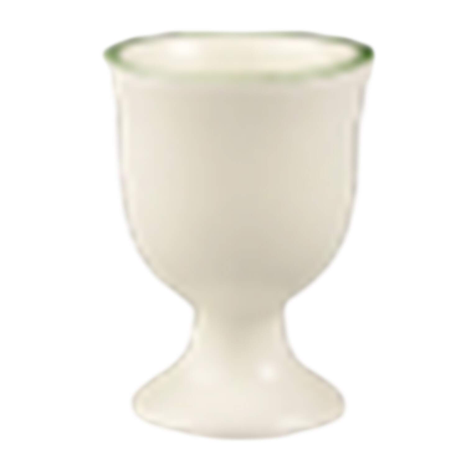 Filet Fougere (Fern Green) Single Egg Cup by Faiencerie De Gien-1