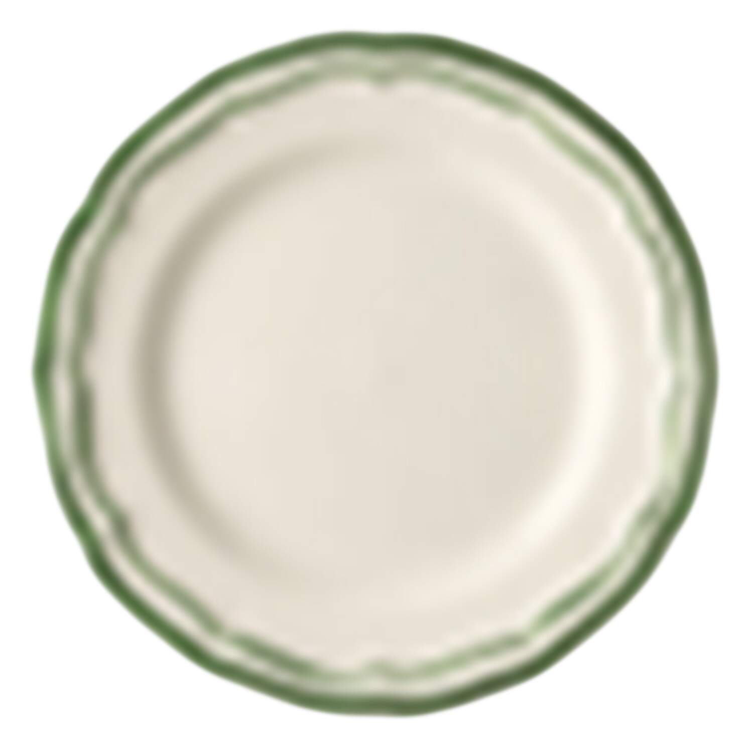 Filet Fougere (Fern Green) Coaster by Faiencerie De Gien-1