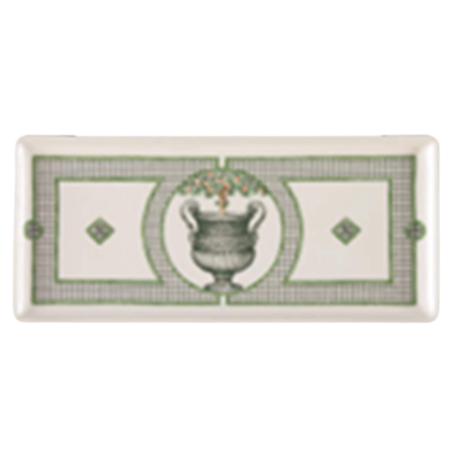 Les Vases a Oranger Large Sandwich Tray by Faiencerie De Gien-1
