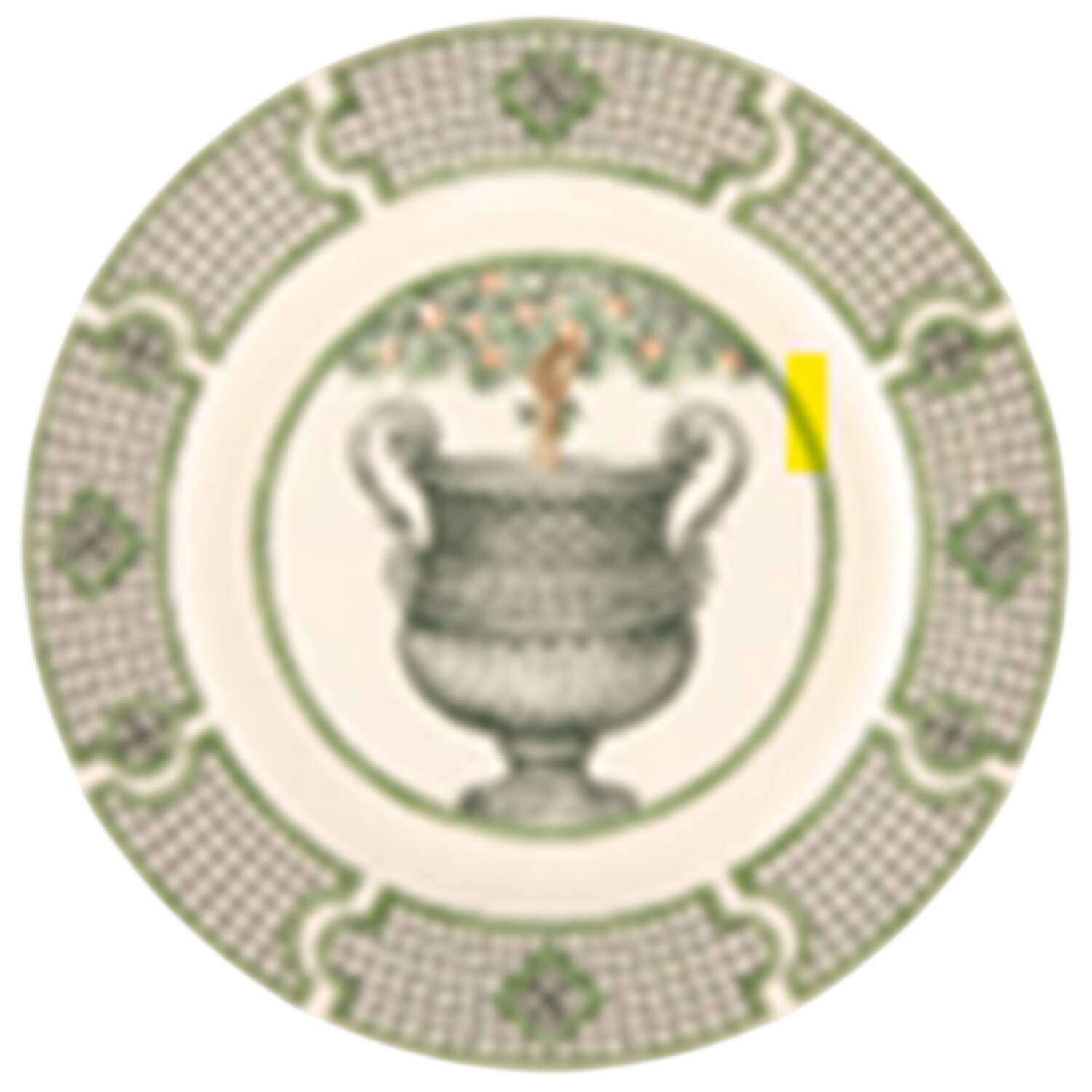 Les Vases a Oranger Salad/Dessert Plate by Faiencerie De Gien-1