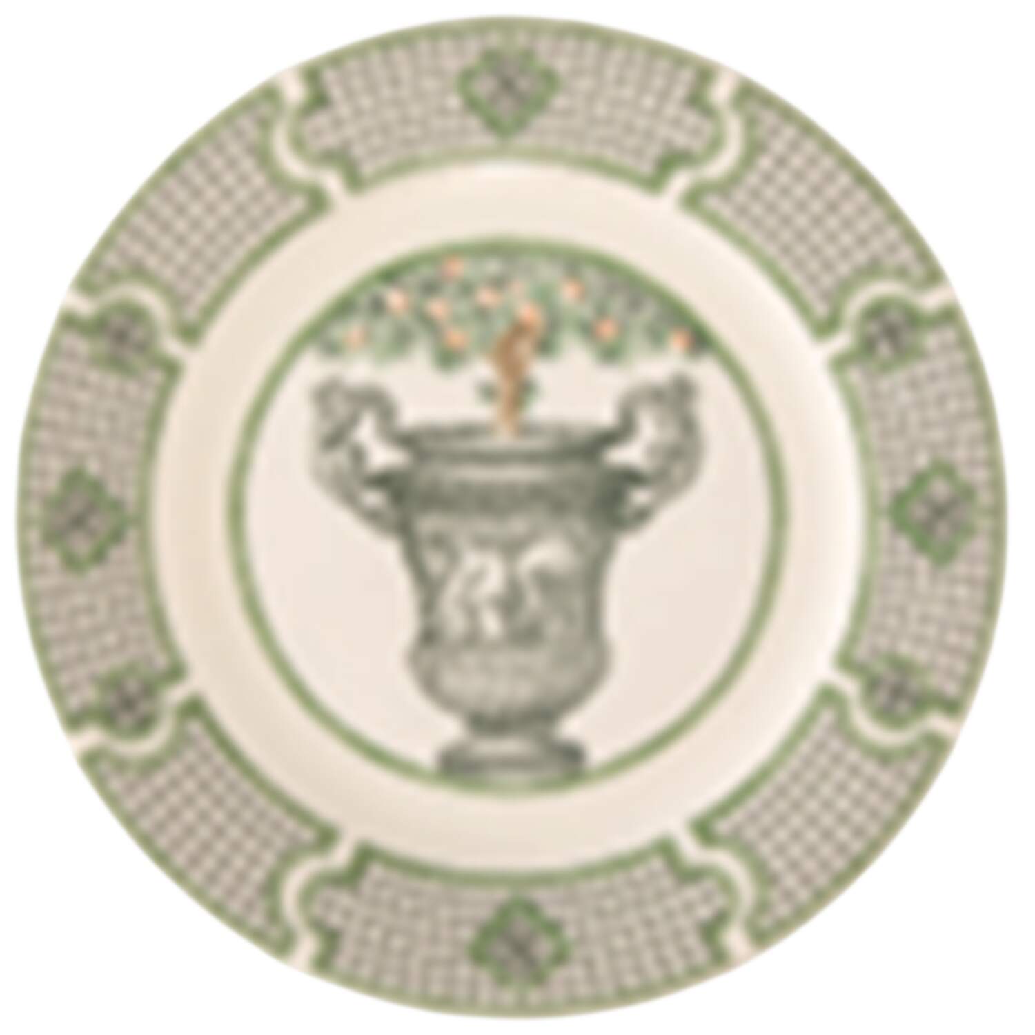 Les Vases a Oranger Salad/Dessert Plate by Faiencerie De Gien-1