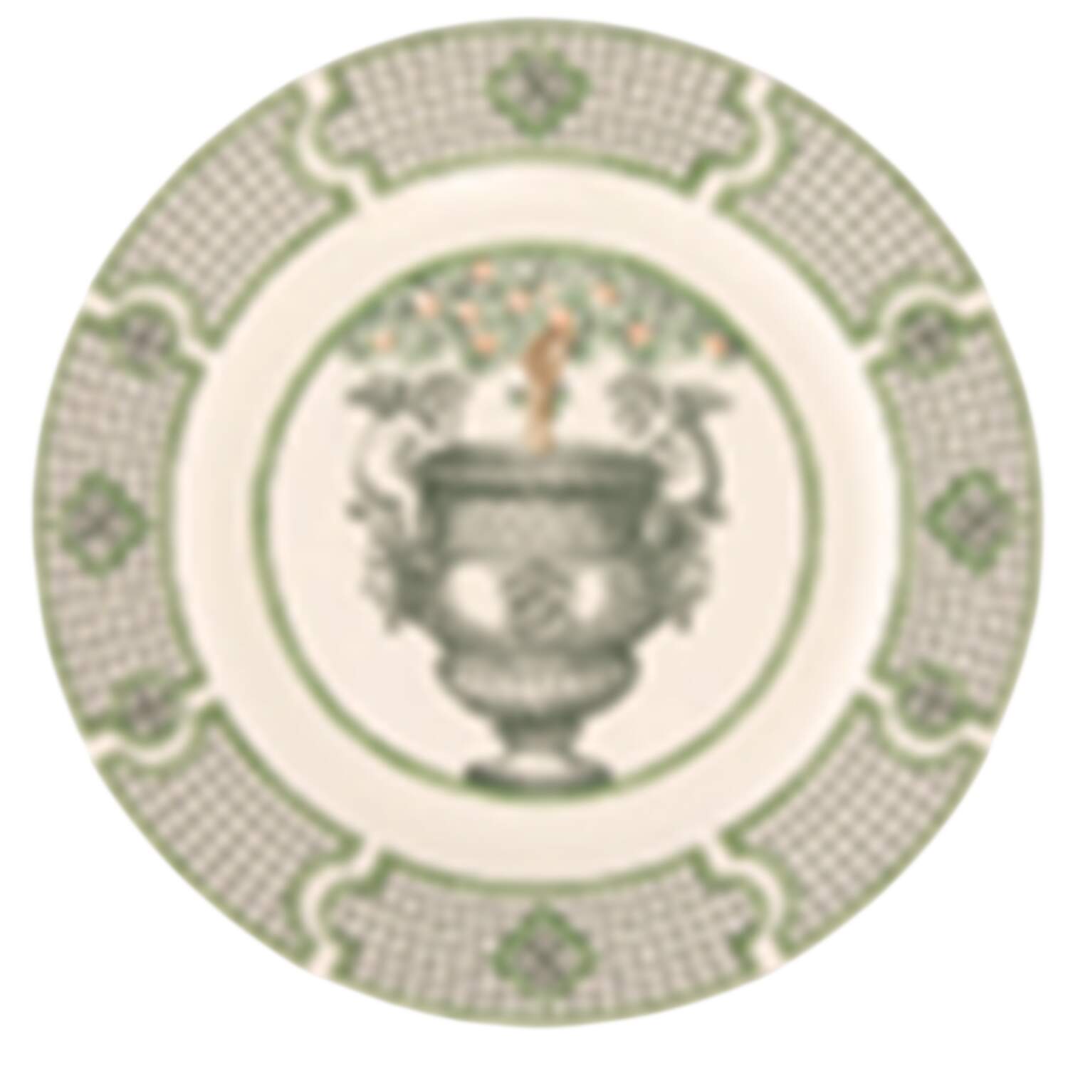 Les Vases a Oranger Salad/Dessert Plate by Faiencerie De Gien-1