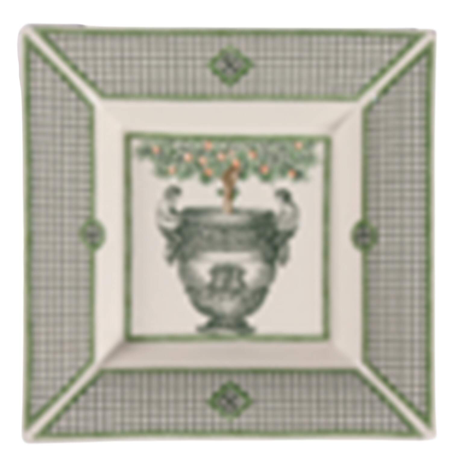 Les Vases a Oranger Candy Dish-Square 8" by Faiencerie De Gien-1