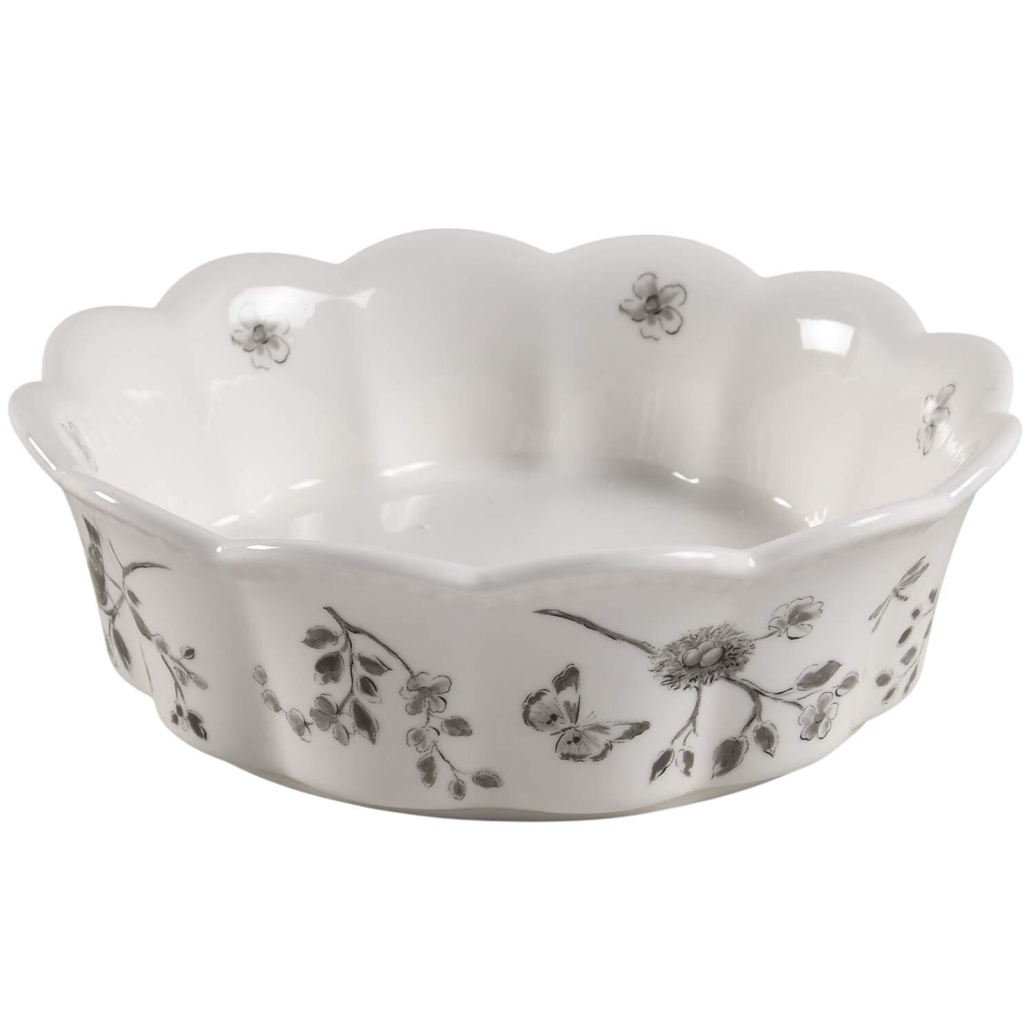 Botanical Birds 7" All Purpose Bowl by Grace's Teaware-1