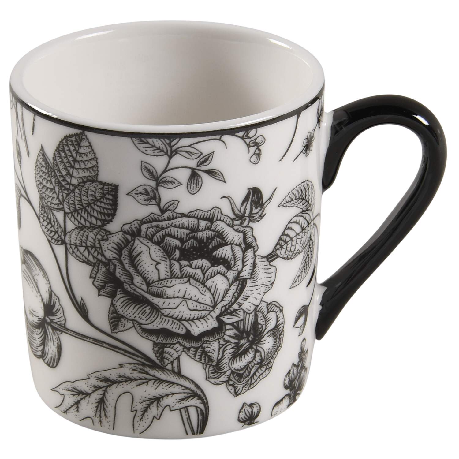 Black Dahlia Flat Demitasse Cup by Grace's Teaware-1