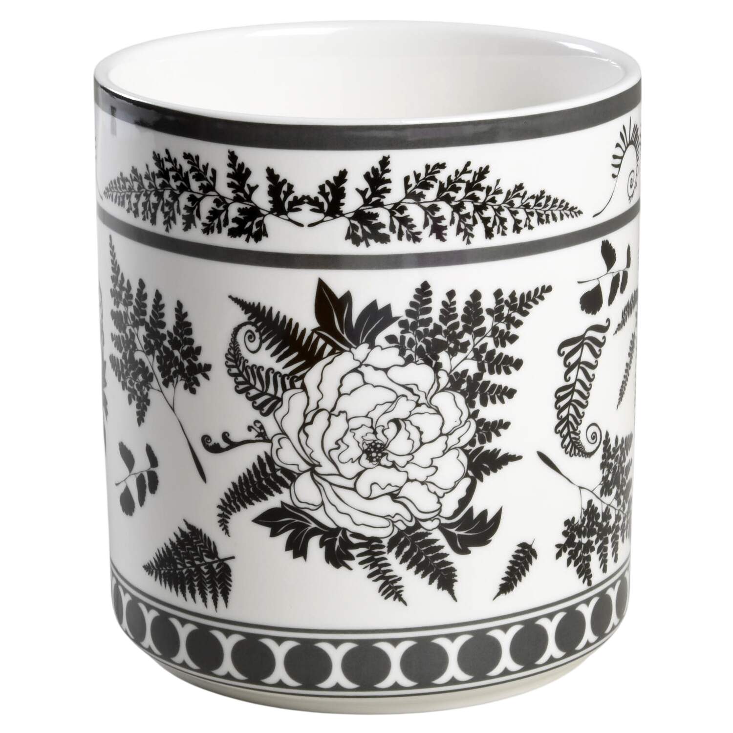 Black Dahlia Medium Canister No Wood Lid by Grace's Teaware-1