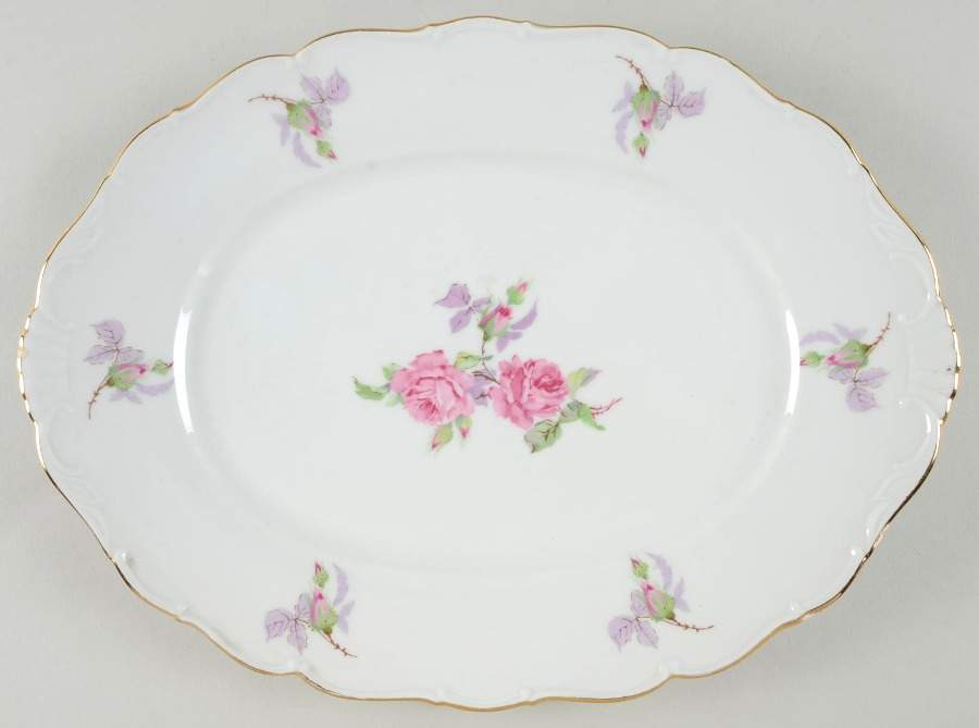 HCZ173 14" Oval Serving Platter by Haas-Czjzek Coronado-1
