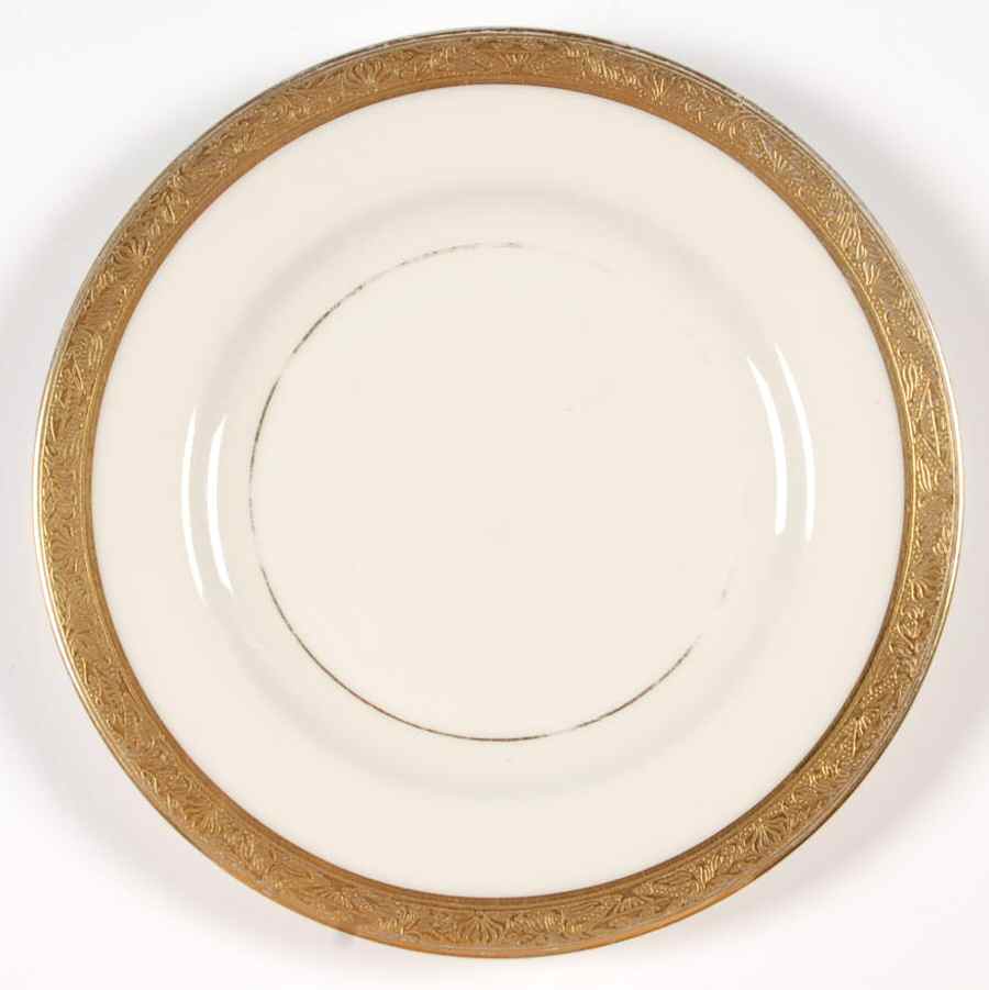 Aladdin (Gold Encrusted) Bread & Butter Plate by Haviland-1