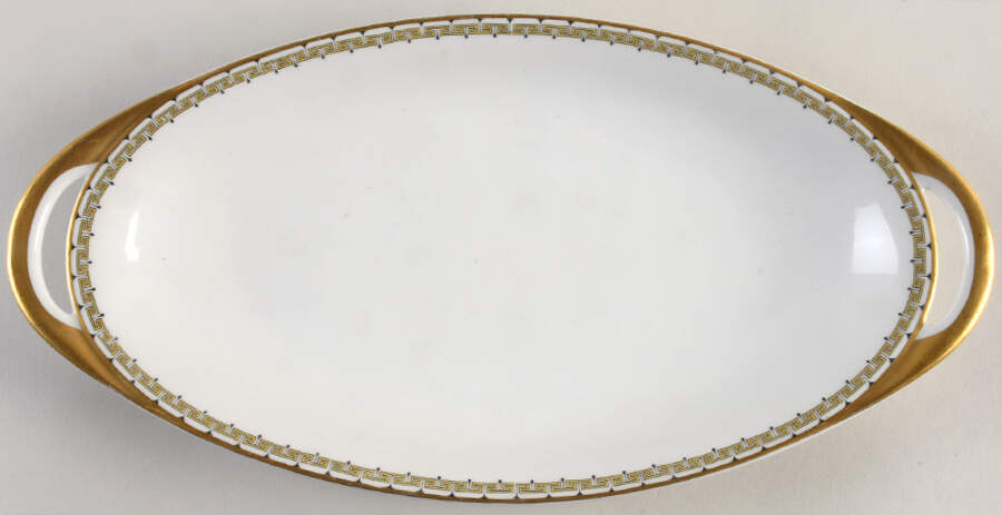 Albany 13" Oval Handled Platter by Haviland-1