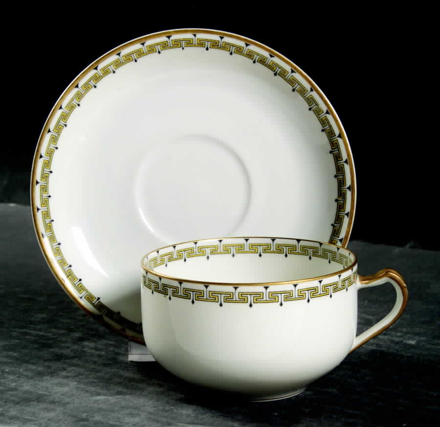 Albany Flat Cup & Saucer Set by Haviland-1