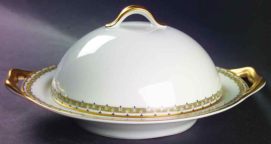Albany Round Covered Butter by Haviland-1