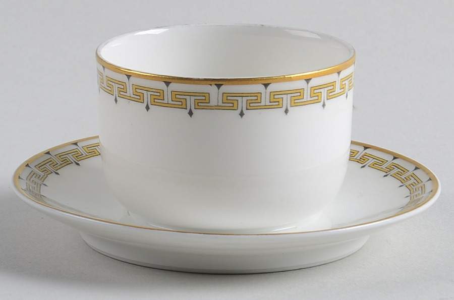 Albany Mustard with Attached Underplate No Lid by Haviland-1
