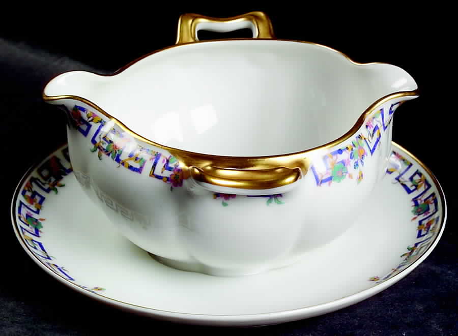 Algonquin Gravy Boat with Attached Underplate by Haviland-1
