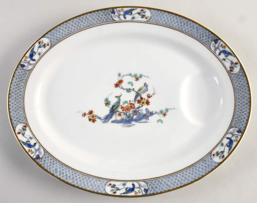 Ambazar 14" Oval Serving Platter by Haviland-1