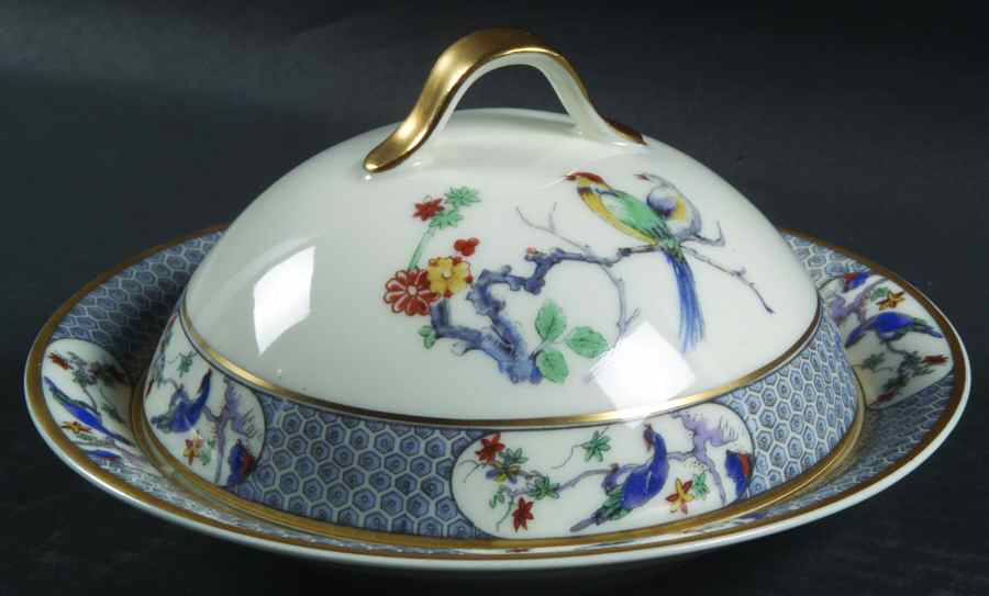Ambazar Round Covered Butter by Haviland-1
