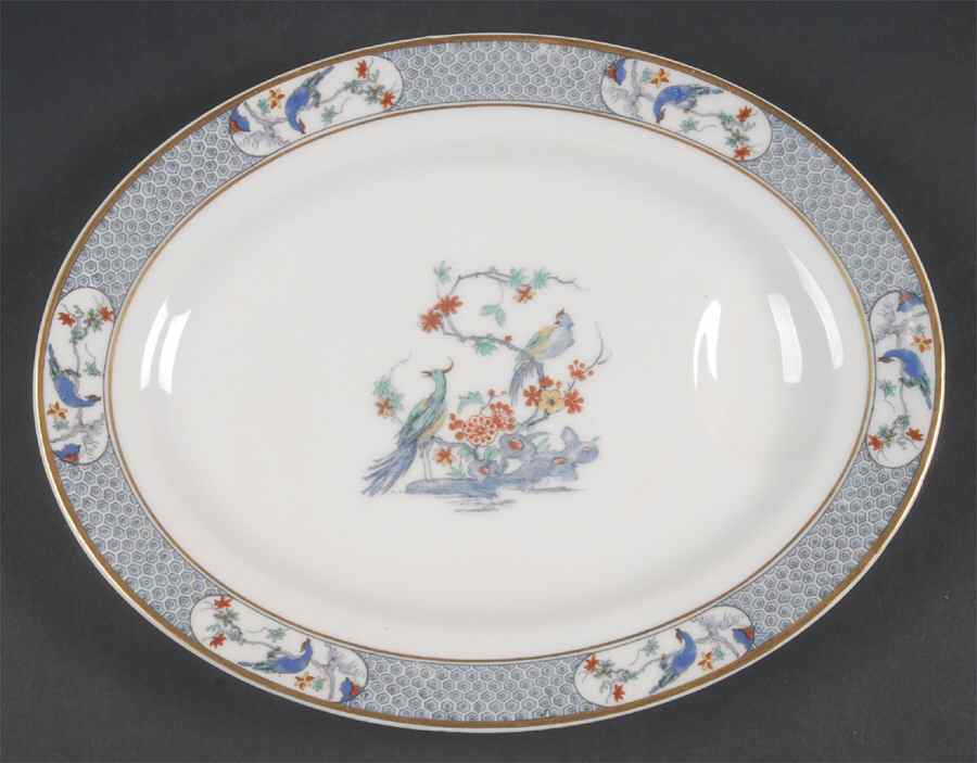 Ambazar 11" Oval Serving Platter by Haviland-1