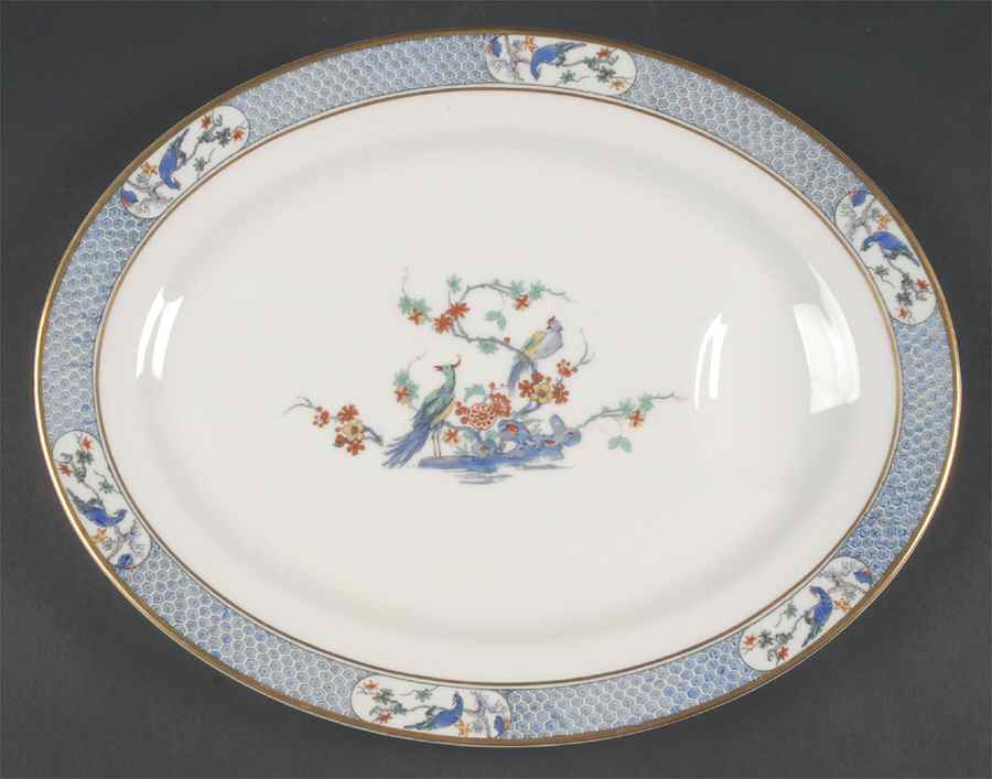 Ambazar 15" Oval Serving Platter by Haviland-1
